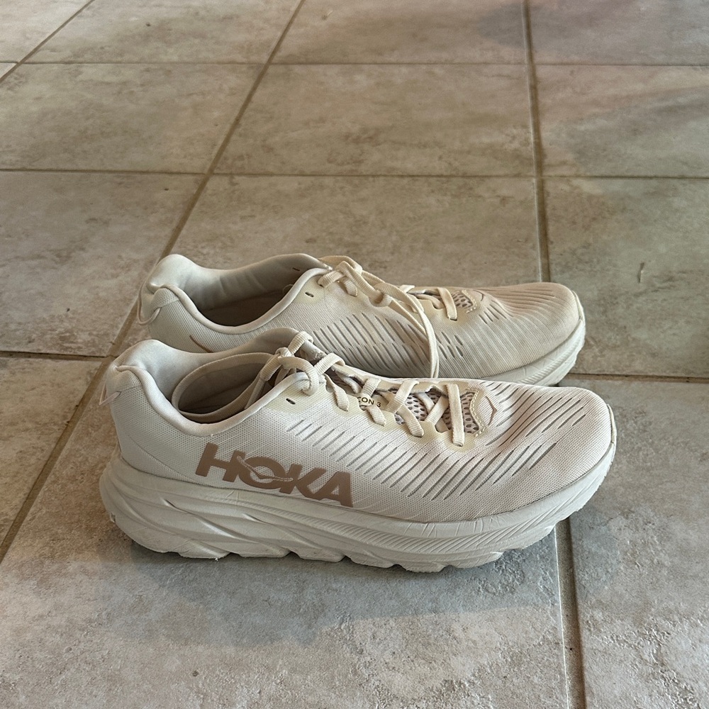 Hoka  Cream Sneakers